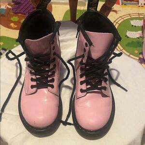 Dr. Martens Pink Kids Boots